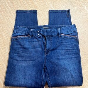 WHBM Skinny Crop Jeans Size 8 White House Black Market Stretch Cropped Denim